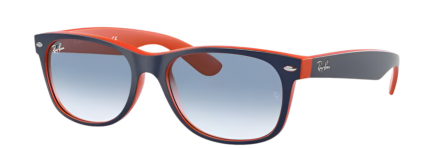 Ray Ban New Wayfarer RB2132 Azul/Naranja