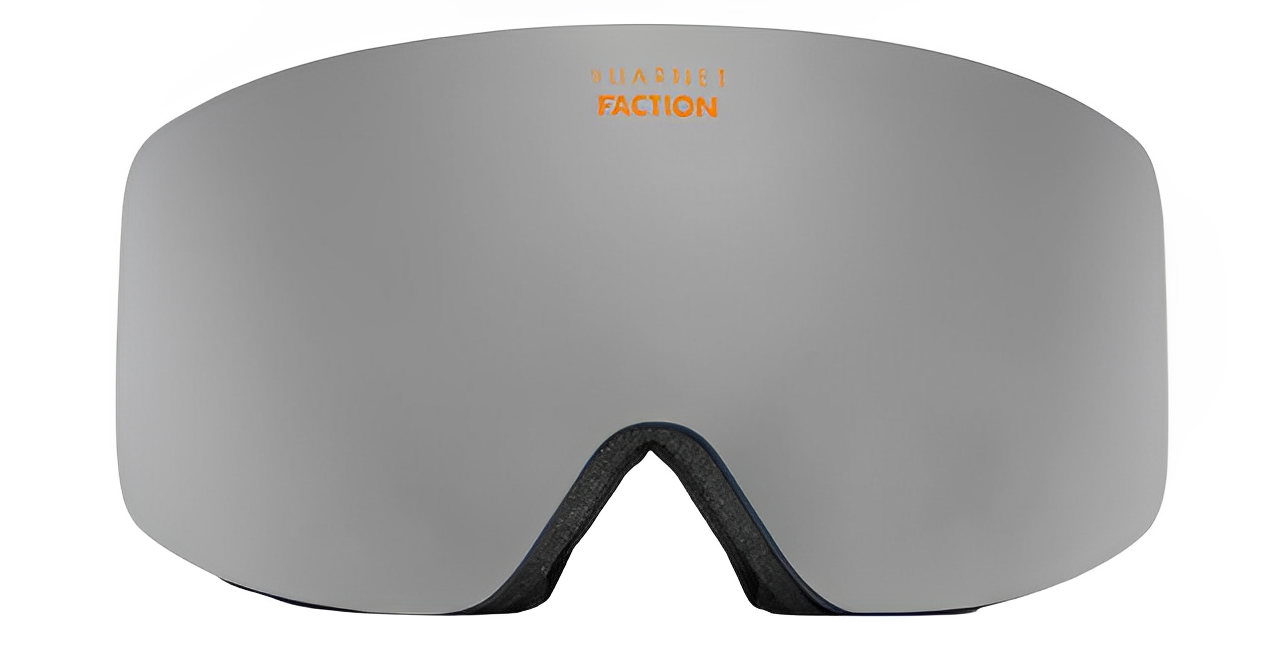 Vuarnet Masque de Ski Vuarnet x Faction Orange Noir / Grey Silver Flash