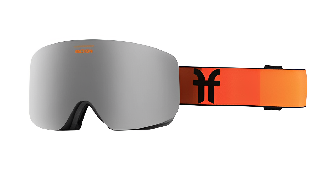 Vuarnet Masque de Ski Vuarnet x Faction Orange Noir / Grey Silver Flash